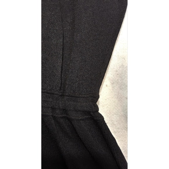 Vtg Sweater Dress 50s 60s S 8 James Kenrob Pebblecrepe Black Knit Midi A-Line - Picture 8 of 12